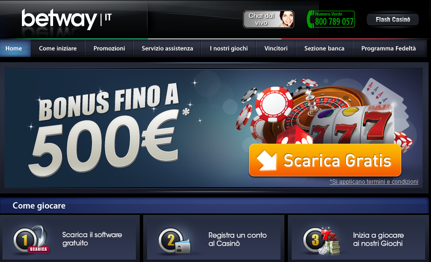 betway casinò