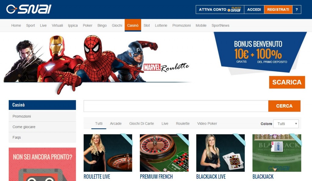 Visita SNAI Casinò casino aams snai