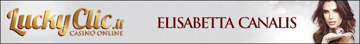 Elisabetta Canalis per LuckyClic Casinò con un bonus di €250
